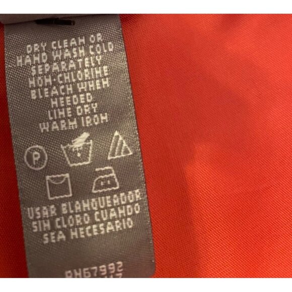 NWT Sigrid Olsen Capri Pants Coral Red Cotton & Silk Blend Elastic Waist Pants - Picture 5 of 11